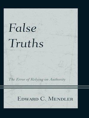 cover image of False Truths